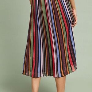 Anthropologie Striped Laia Skirt